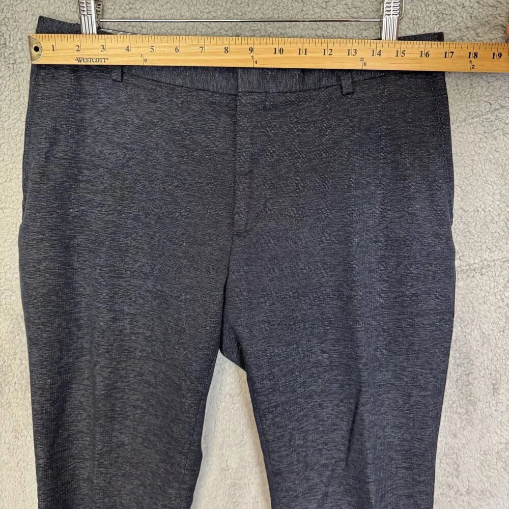 Banana Republic Pants Men’s 34x32 Blue‎ Tailored Fit Cotton Dress Flat